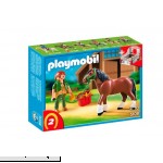 PLAYMOBIL Shire Horse with Groomer and Stable  B004H3AKFG